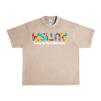 French Oak autism seeing the world differently Urban Heavy Tee - artisFamous