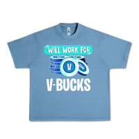 Pebble Blue will work for v bucks youth gamer Urban Heavy Tee - artisFamous