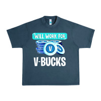 Midnight Navy will work for v bucks youth gamer Urban Heavy Tee - artisFamous