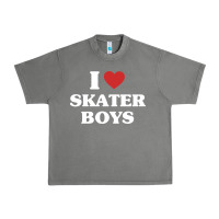 I Love Skater Boys Urban Heavy Tee | Teevron