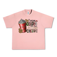 Salmon I Run On Coffee And Christmas Cheers Urban Heavy Tee - CowhideDigitalArt