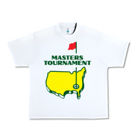 White Master Tournament GOLF Urban Heavy Tee - artisFamous
