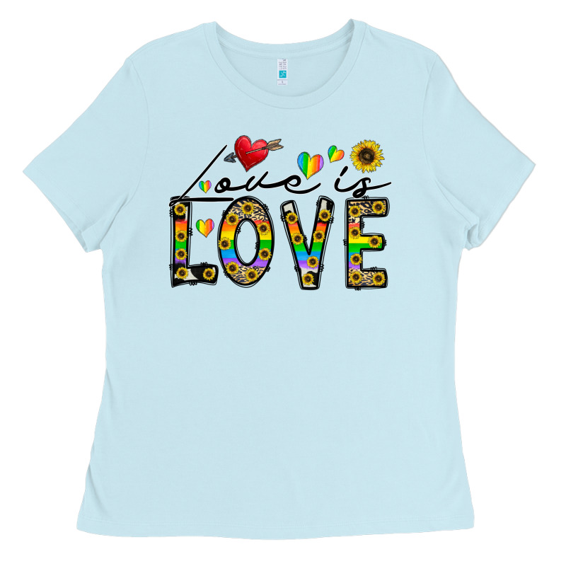 Love Is Love Ladies Tee by CowhideDigitalArt | Teevron
