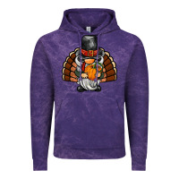 Cloud Purple thanksgiving turkey gnome Vintage Hoodie - BarkalooDesign