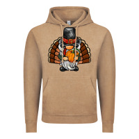 Vintage Coffee thanksgiving turkey gnome Vintage Hoodie - BarkalooDesign