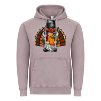 Thanksgiving Turkey Gnome Vintage Hoodie | Teevron