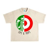 Sandshell sips and  trips Urban Heavy Tee - artisFamous
