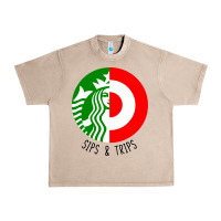 French Oak sips and  trips Urban Heavy Tee - artisFamous