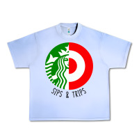 Grape Ice sips and  trips Urban Heavy Tee - artisFamous