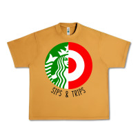 Peanut Butter sips and  trips Urban Heavy Tee - artisFamous