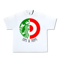 White sips and  trips Urban Heavy Tee - artisFamous