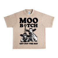 French Oak Moo bitch get out the hay Urban Heavy Tee - artisFamous