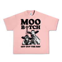 Salmon Moo bitch get out the hay Urban Heavy Tee - artisFamous
