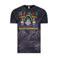 Cloud Black love gnomes nobounds Vintage Tee - SublimationCraftShop
