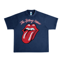 Navy the  rol.li  sto.nes  colors ton   t shirt Urban Heavy Tee - artisFamous