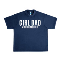 Navy Girl Dad Urban Heavy Tee - artisFamous