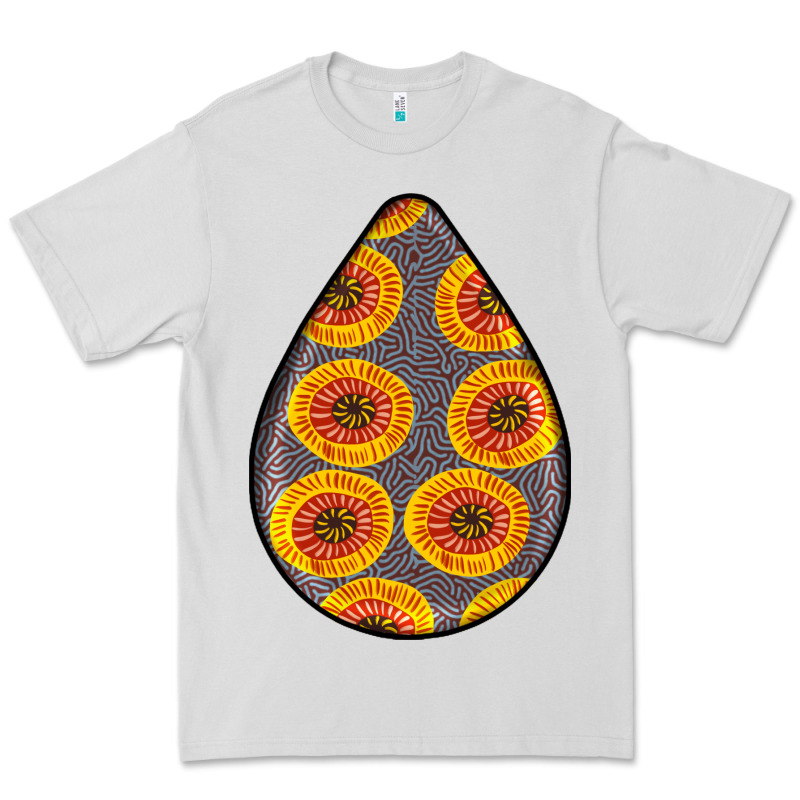 African Fabric Pattern Teardrop Earrings 5 Premium Tee by BundleAndBundleShop | Teevron