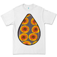 White african fabric pattern teardrop earrings 5 Premium Tee - BundleAndBundleShop