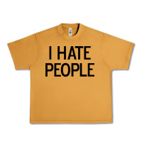 Peanut Butter i hate people Urban Heavy Tee - artisFamous