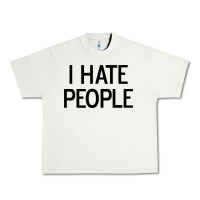 Pistachio i hate people Urban Heavy Tee - artisFamous