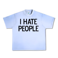 Grape Ice i hate people Urban Heavy Tee - artisFamous