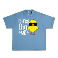 Pebble Blue kids chick dig me Urban Heavy Tee - artisFamous