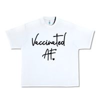 White pro vaccination Urban Heavy Tee - artisFamous