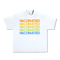 White vaccinated retro Urban Heavy Tee - artisFamous