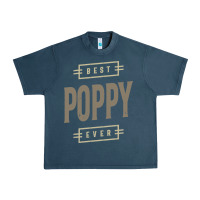 Midnight Navy Mens Best Poppy Ever | Poppy Gift Urban Heavy Tee - artisFamous