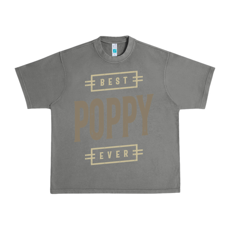 Mens Best Poppy Ever | Poppy Gift Urban Heavy Tee by artisFamous | Teevron