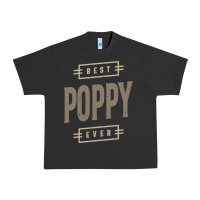 Pigment Black Mens Best Poppy Ever | Poppy Gift Urban Heavy Tee - artisFamous