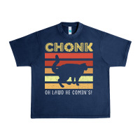 Navy chonk cat funny cat meme cat dad cat mom Urban Heavy Tee - artisFamous