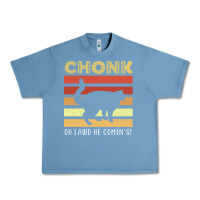 Pebble Blue chonk cat funny cat meme cat dad cat mom Urban Heavy Tee - artisFamous