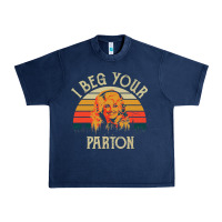 Navy vintage i beg your parton Urban Heavy Tee - artisFamous