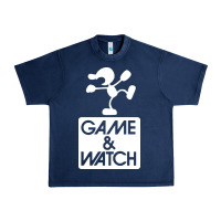 Navy game & watch tribute Urban Heavy Tee - artisFamous