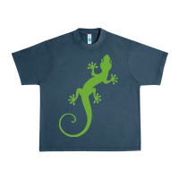 Midnight Navy gecko reptile Urban Heavy Tee - artisFamous