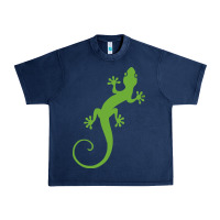 Navy gecko reptile Urban Heavy Tee - artisFamous