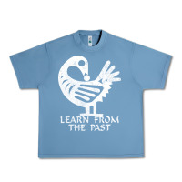 Pebble Blue african adinkra sankofa Urban Heavy Tee - artisFamous