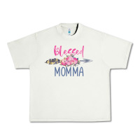Pistachio blessed momma Urban Heavy Tee - artisFamous