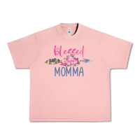 Salmon blessed momma Urban Heavy Tee - artisFamous