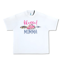 White blessed momma Urban Heavy Tee - artisFamous