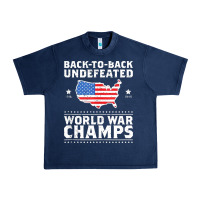 Navy back to back undefeated world war champs Urban Heavy Tee - artisFamous