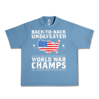 Pebble Blue back to back undefeated world war champs Urban Heavy Tee - artisFamous