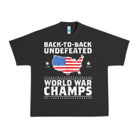 Pigment Black back to back undefeated world war champs Urban Heavy Tee - artisFamous