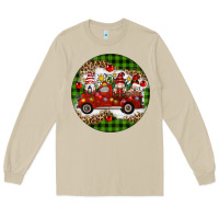 Mushroom christmas gnomes truck Long Sleeve Tee - Artiststas