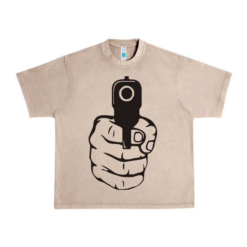 Hands Up Pistol Urban Heavy Tee by artisFamous | Teevron