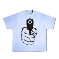 Grape Ice hands up pistol Urban Heavy Tee - artisFamous
