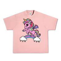 Salmon cute unicorn Urban Heavy Tee - artisFamous