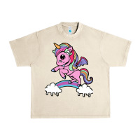 Sandshell cute unicorn Urban Heavy Tee - artisFamous