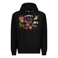 Black preview louisiana state Premium Hoodie - BarkalooDesign